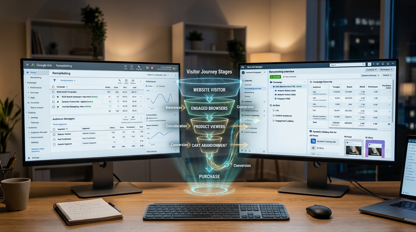 Remarketing and Retargeting Across Google and Meta